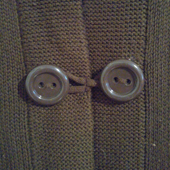 Wet Seal brown duster cardigan with hood sz small. Final Price Drop - Price Firm - Picture 4 of 5